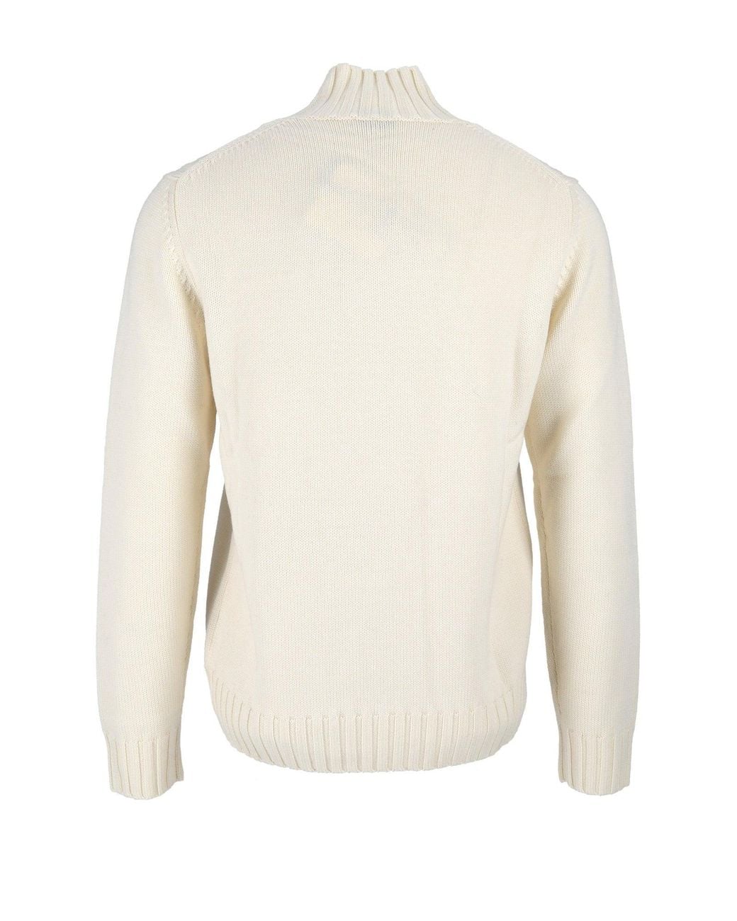 Pull à col en T Ballantyne en coloris White
