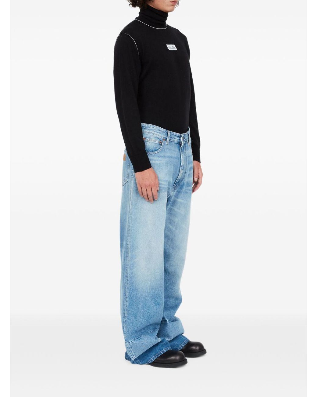 MM6 by Maison Margiela Blue Denim Cotton Jeans