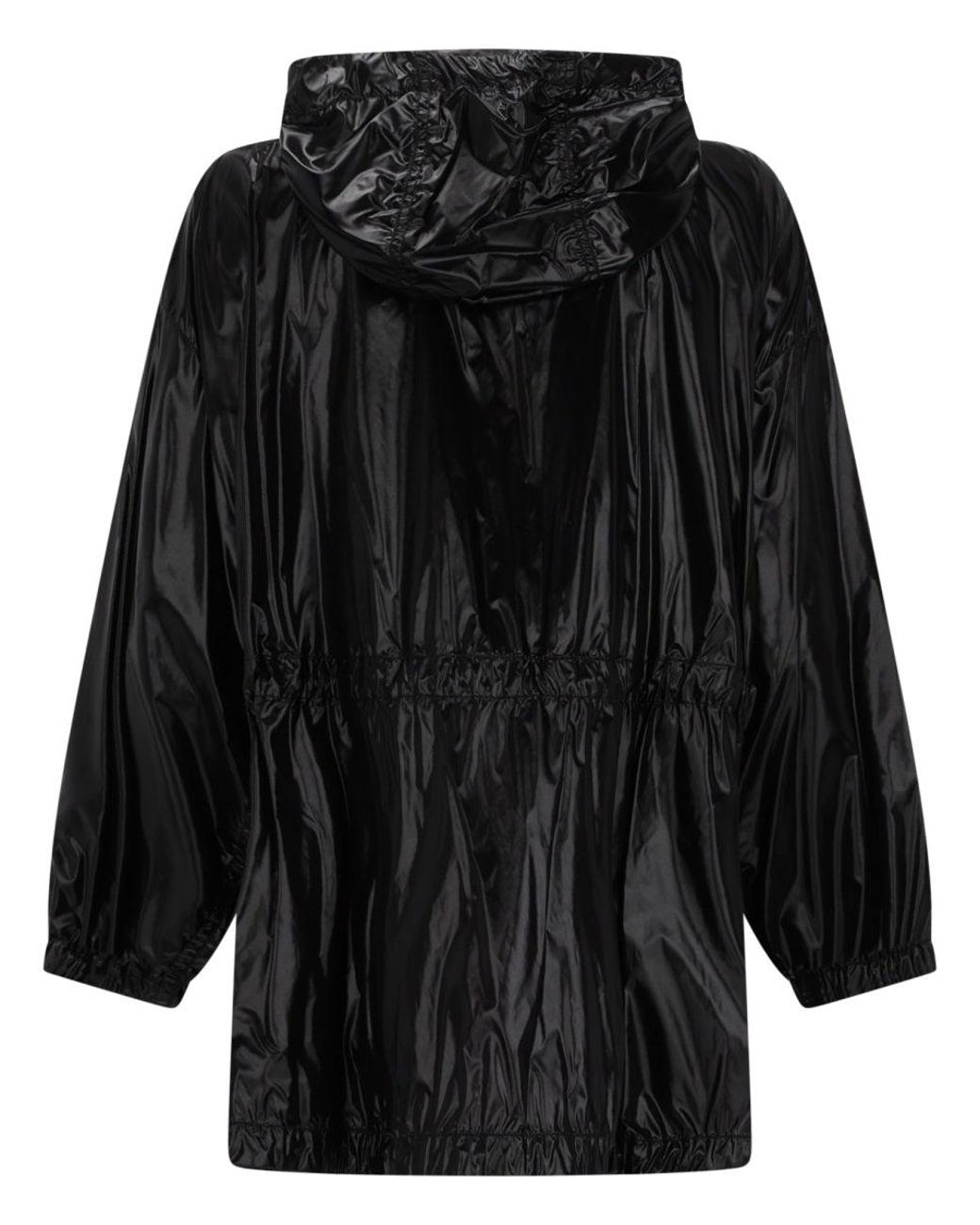 Laminar Black Hooded Lightweight Windbreaker Jacket