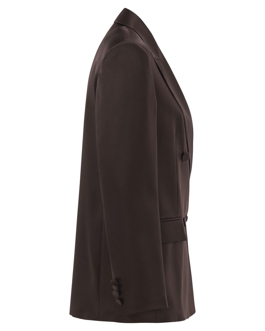 Max Mara Black Maxmara Studio Msearca – Double-Breasted Blazer