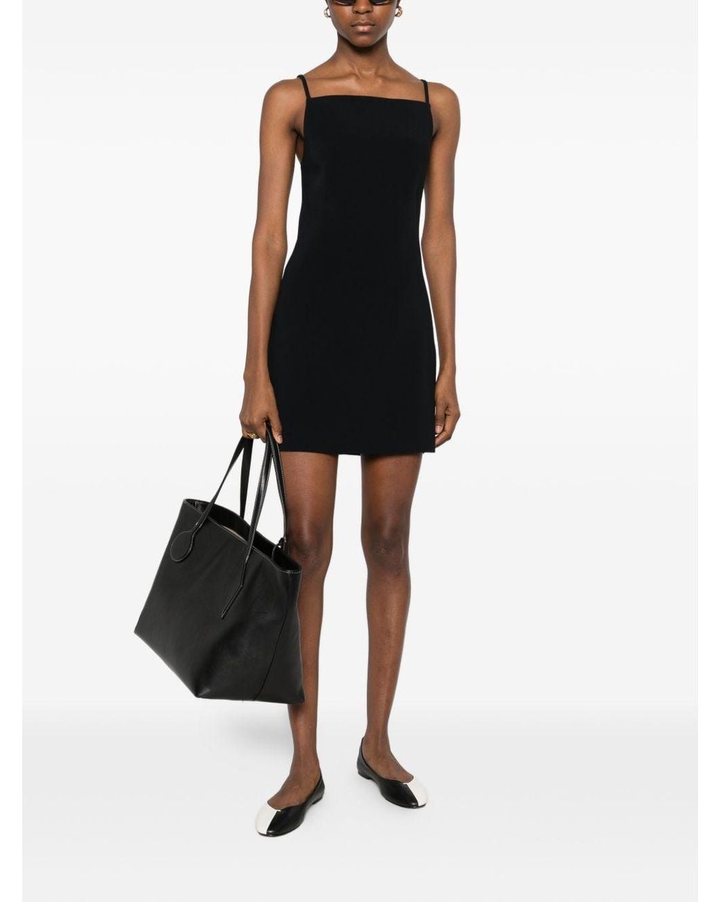 Givenchy Black Sliced Mini Dress