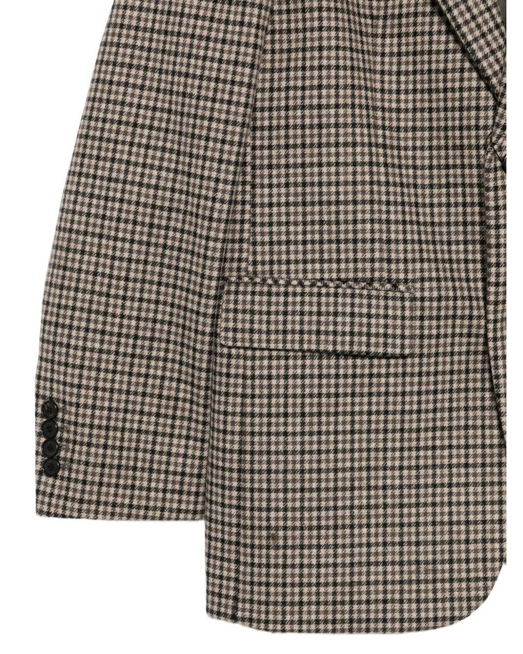 DUNST Gray Wool Single Breasted Blazer Jacket