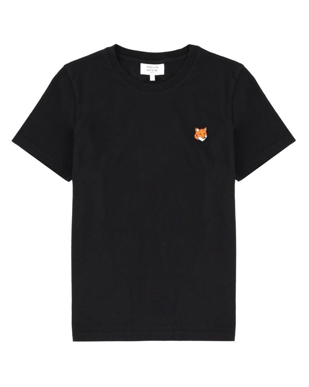 Maison Kitsuné Black "Fox Head" T-Shirt