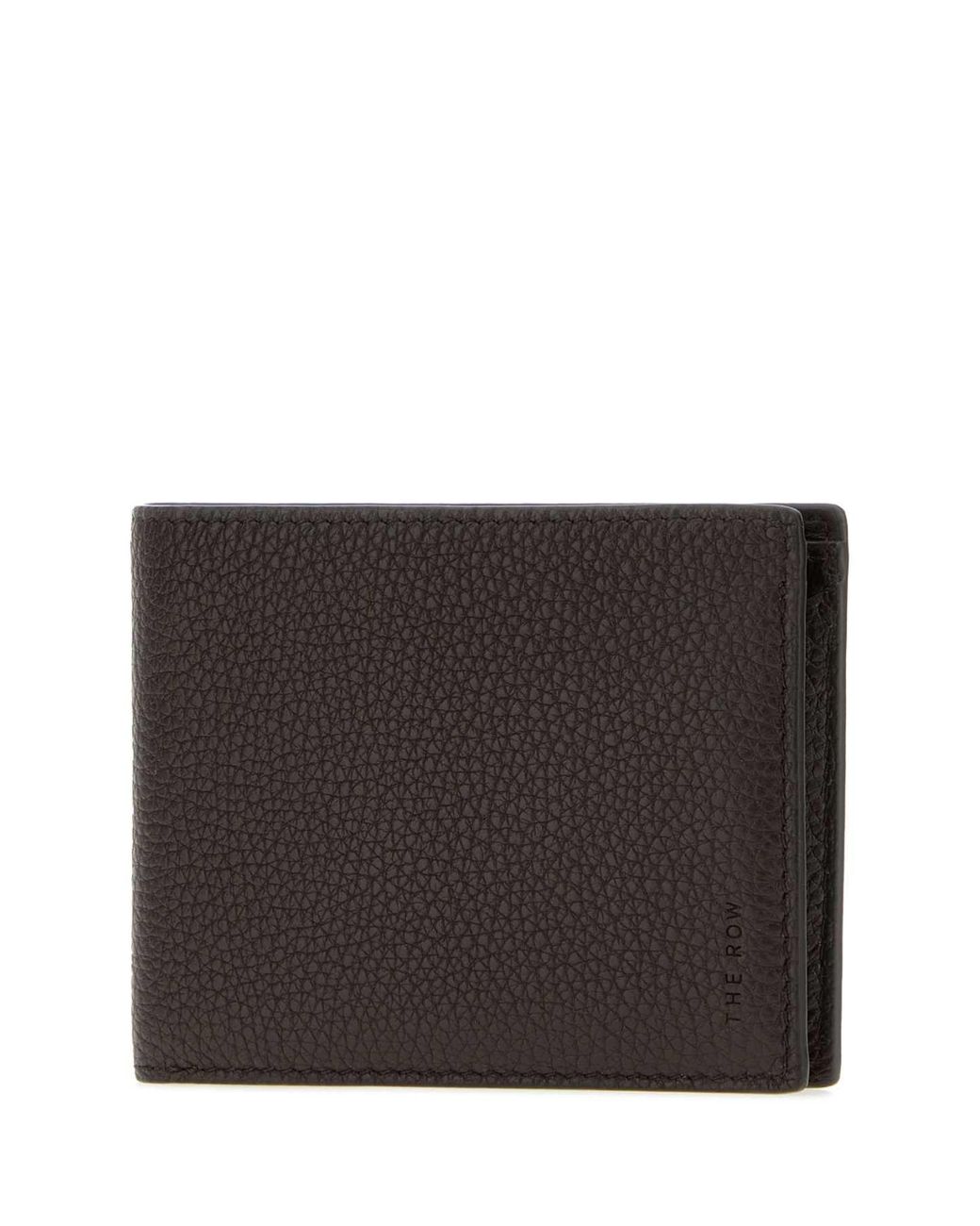 The Row Black Dark Leather Wallet for men