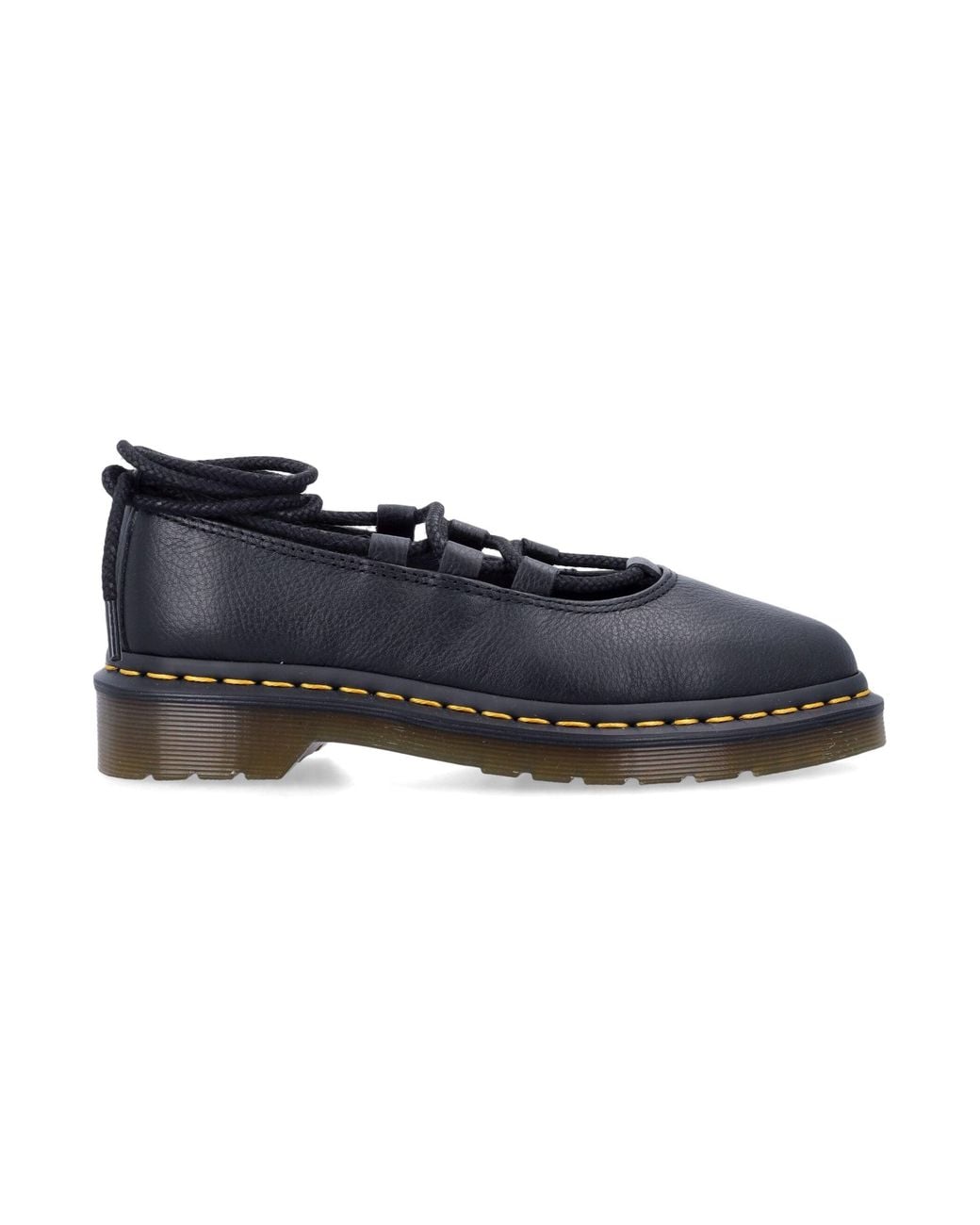 Dr. Martens Blue Elphie Ii Leather Ballerina Shoes