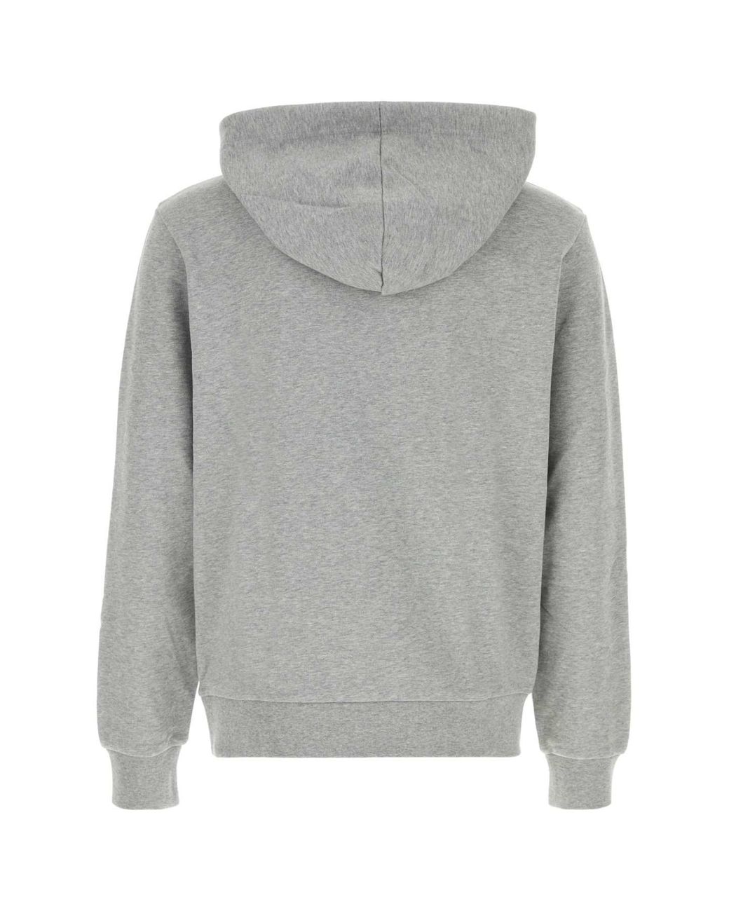 A.P.C. Gray Melange Stretch Cotton Sweatshirt