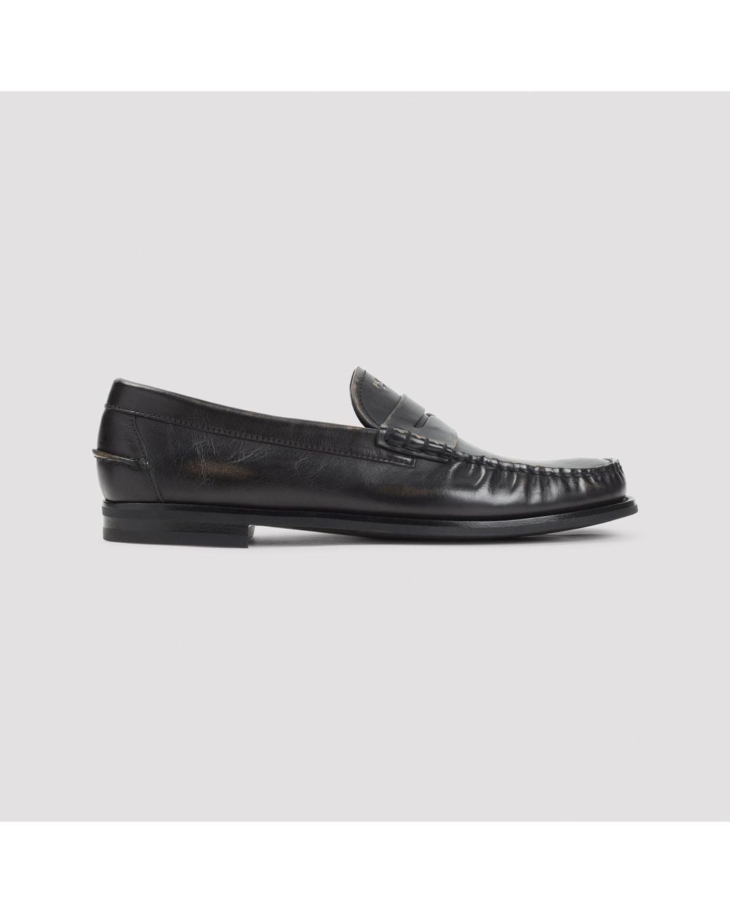 Mocassin Prada en coloris Black