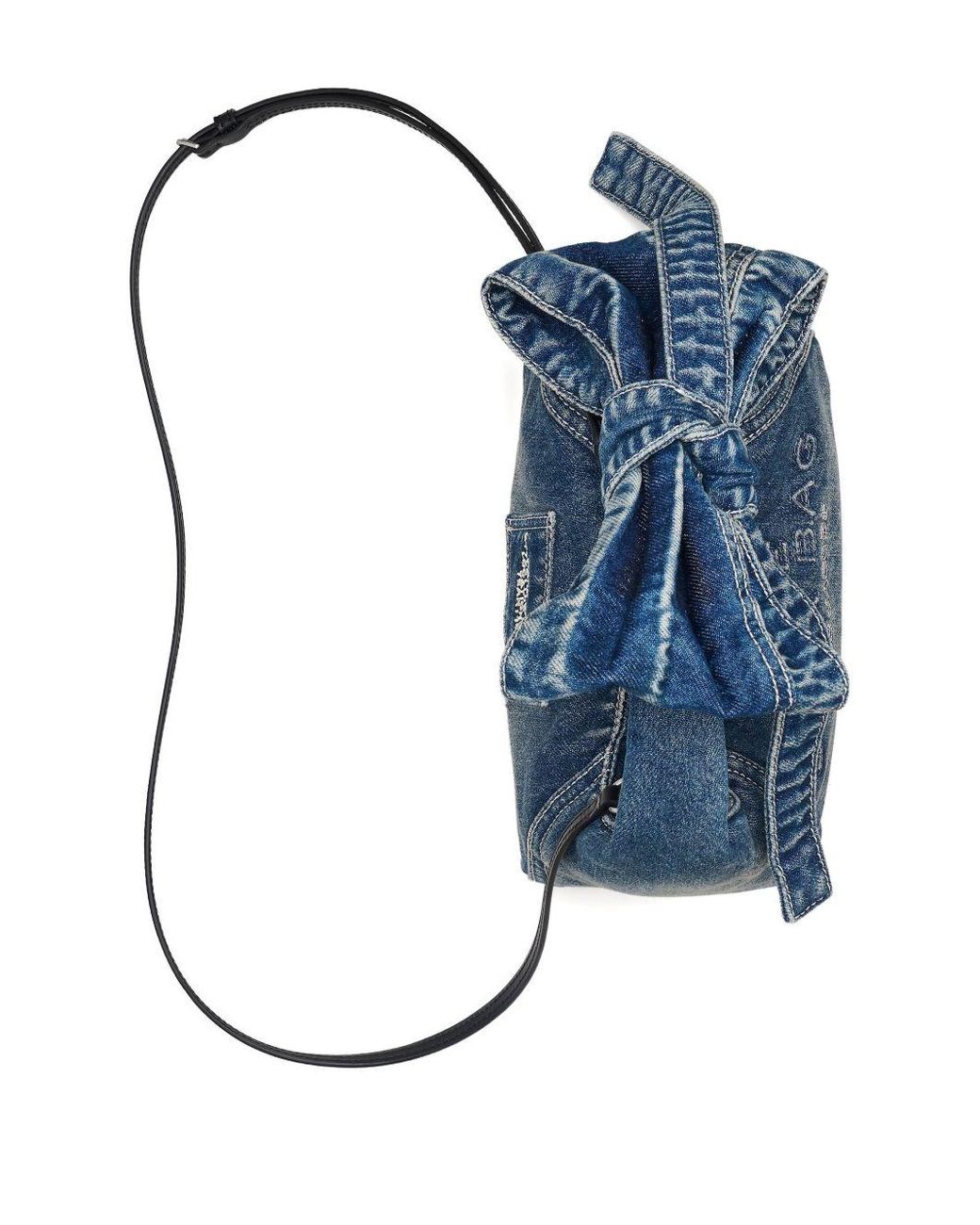 Marc Jacobs Blue The Mini Sack Denim Handbag