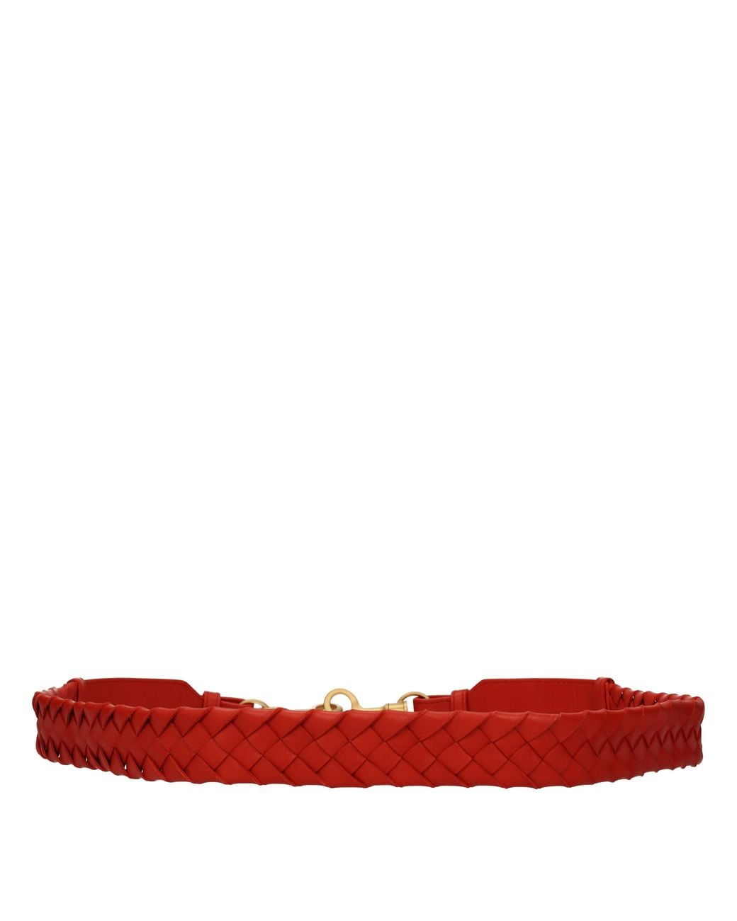 Bottega Veneta Red Tracolle Donna Pelle Rosso