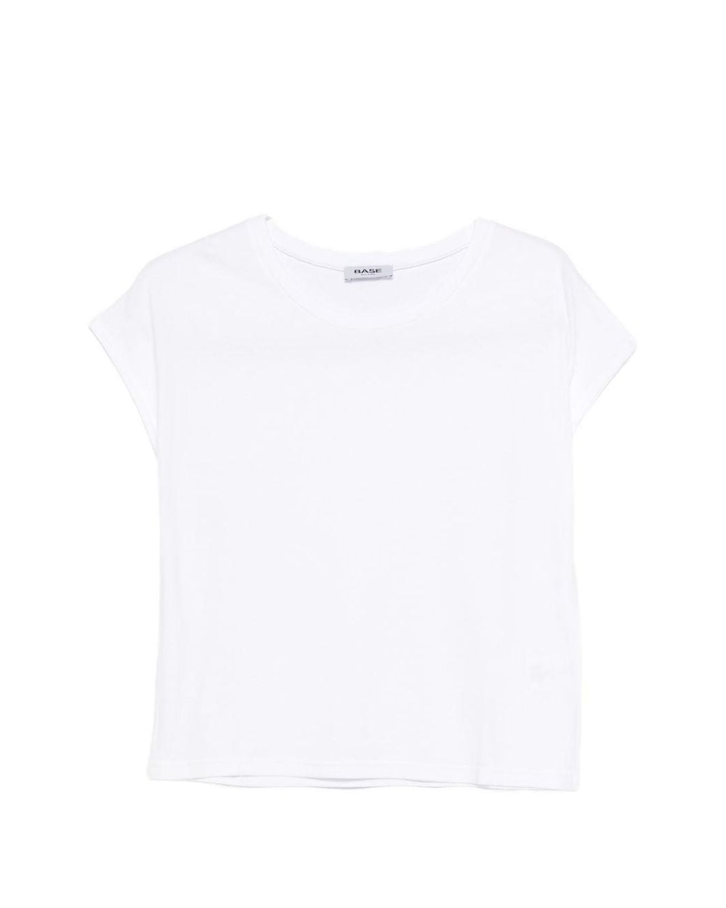 Base London White T-Shirts And Polos Cotton