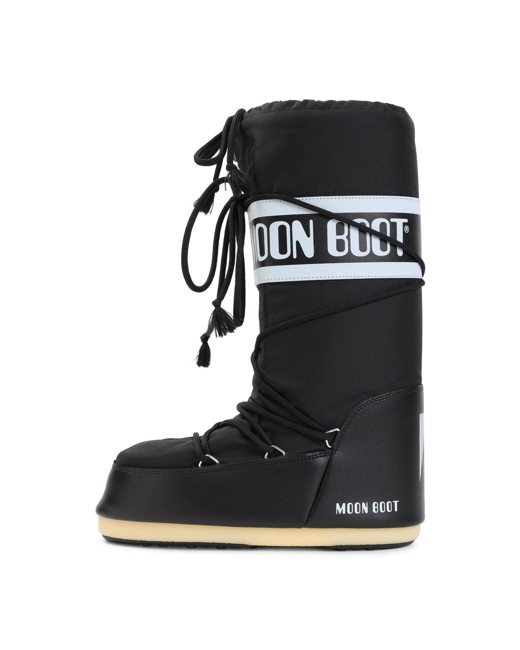Moon Boot Black Icon Nylon Boots