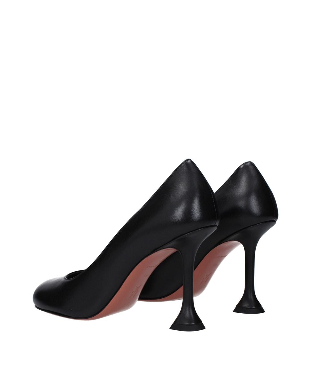 AMINA MUADDI Black Leather Broch