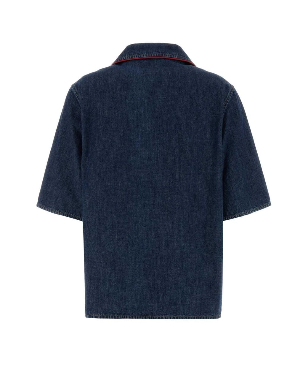 Valentino Garavani Blue Denim Blouse