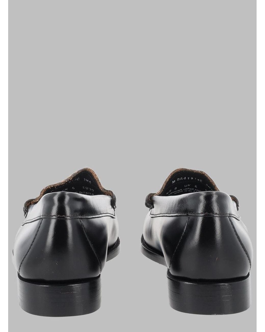 G.H.BASS Black G. H. Bass Classic Penny Loafers