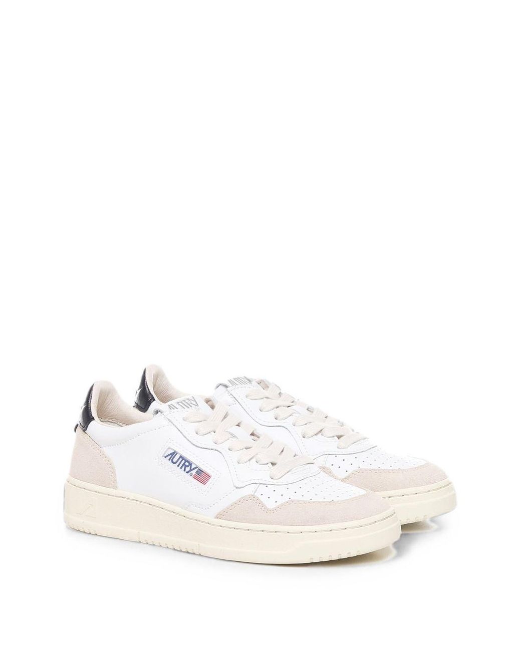 Autry White Medialist Low Sneakers