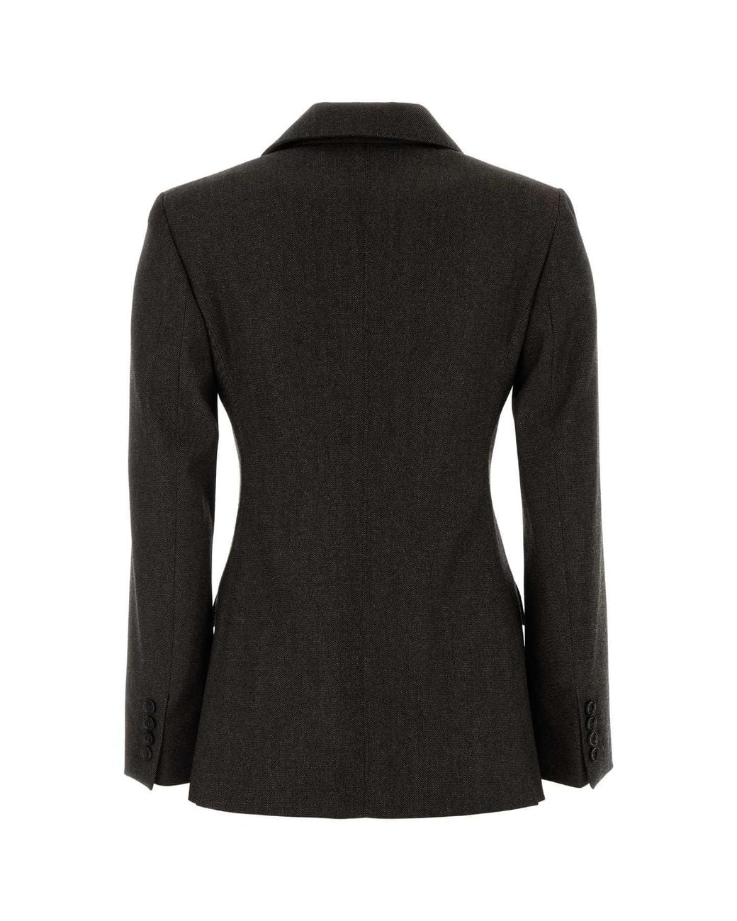 Max Mara Black Dark Wool Neutro Blazer