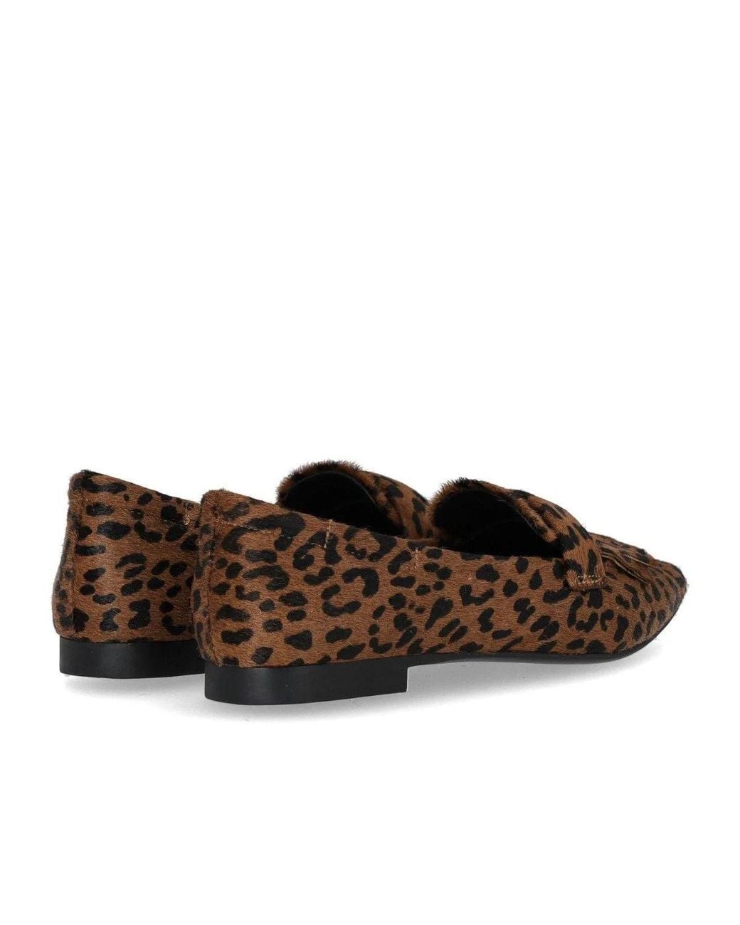 MISS OLIVIA Brown Ada Animalier Loafer