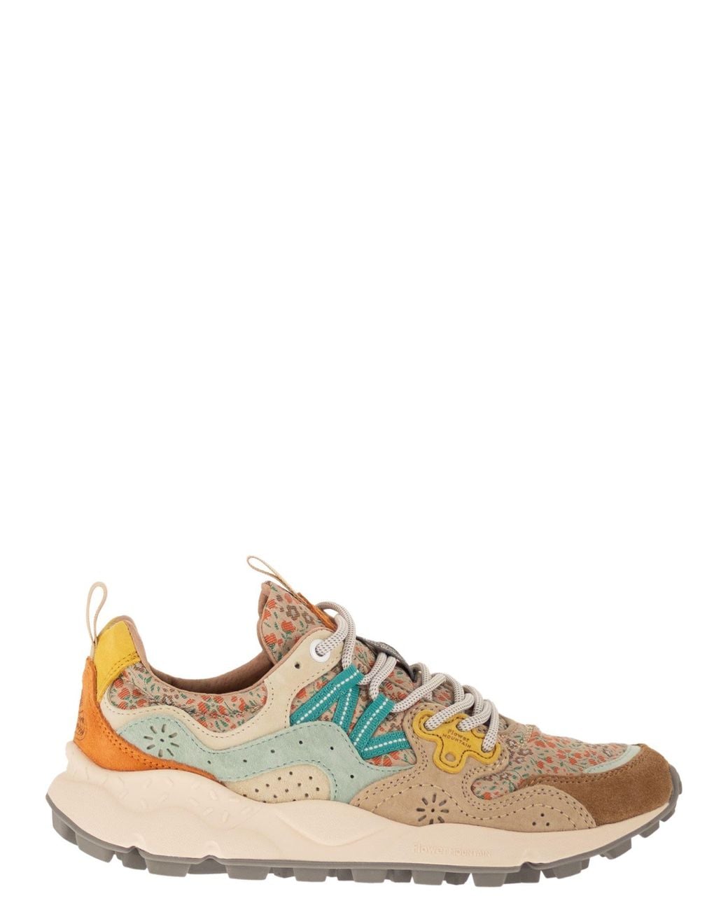 Flower Mountain Green Yamano 3 Sneakers