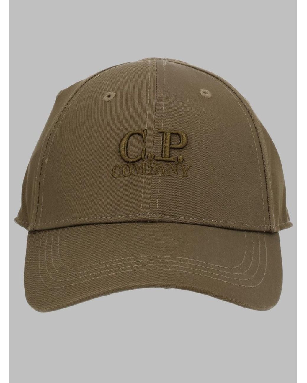 C P Company Green C. P. Company Boys 100% Cotton Baseball Cap