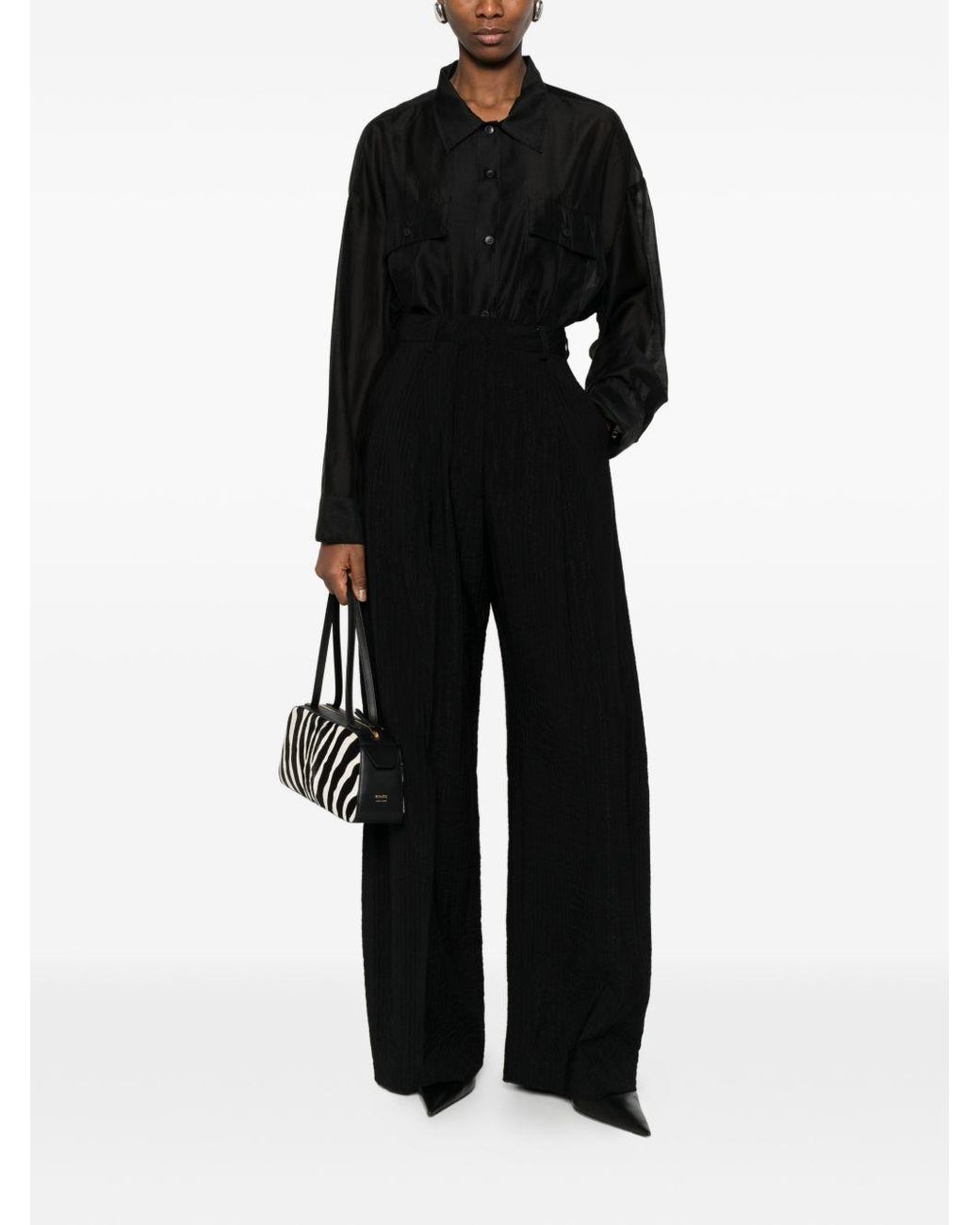 THE LATEST Black Thelatest Long-Sleeve Shirt