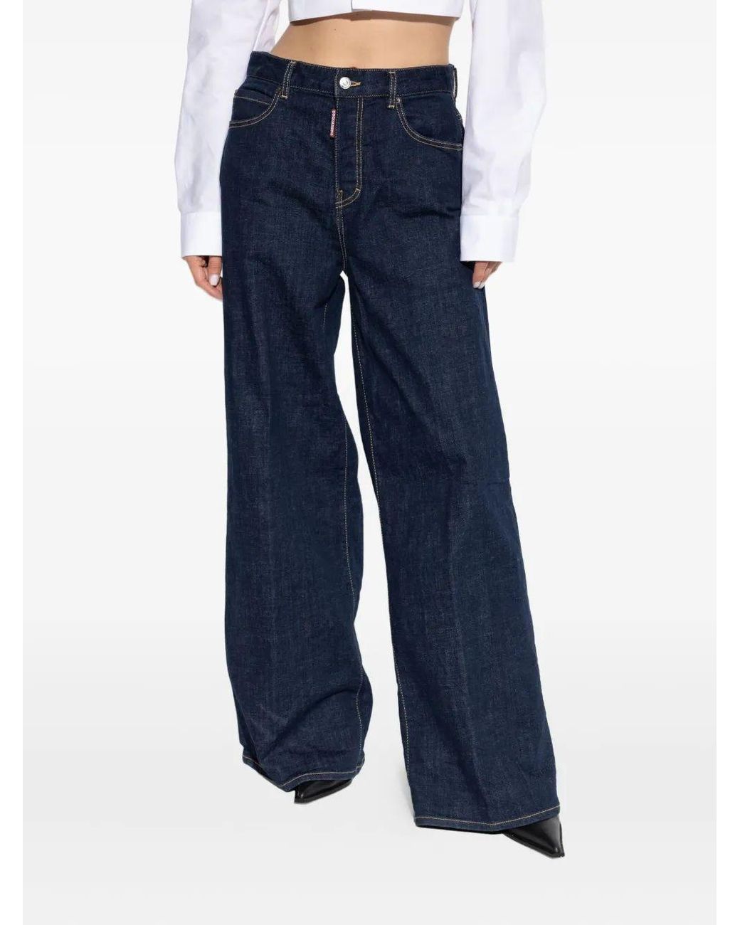 DSquared² Blue Pants 5 Pockets