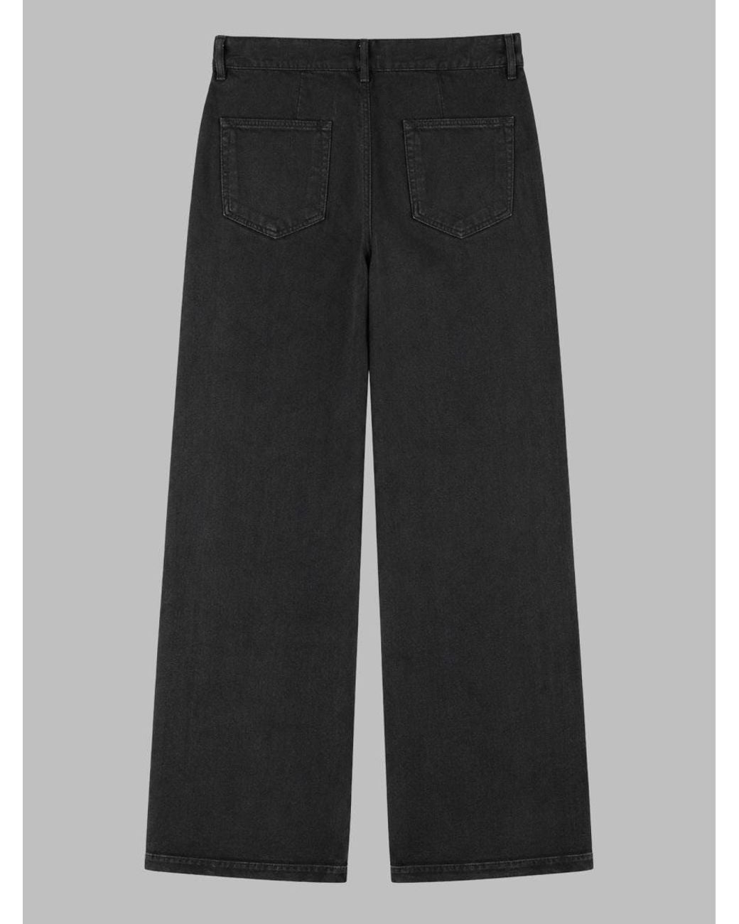 Rick Owens Black Jeans Geth Cotton