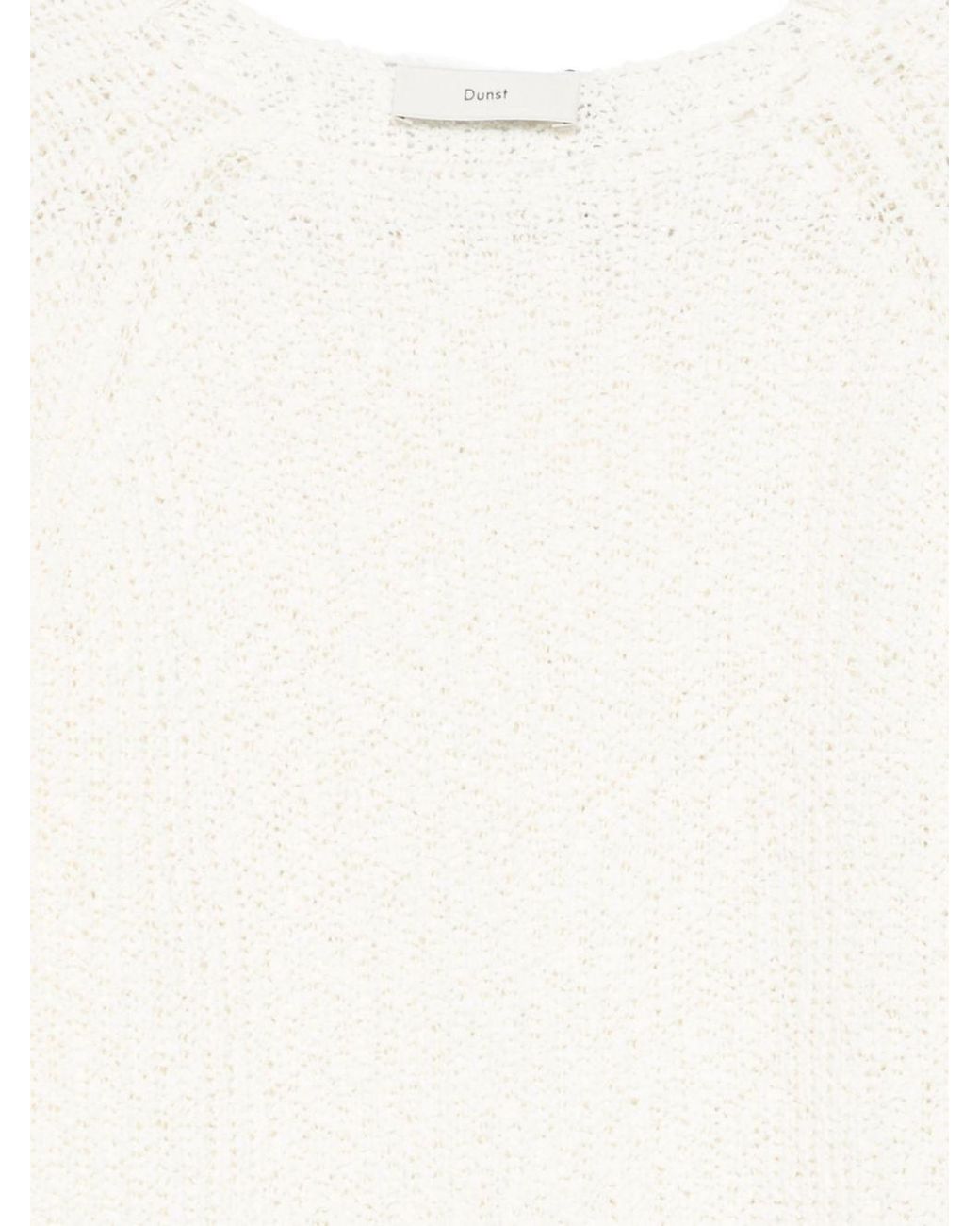 DUNST White Sweaters Cotton
