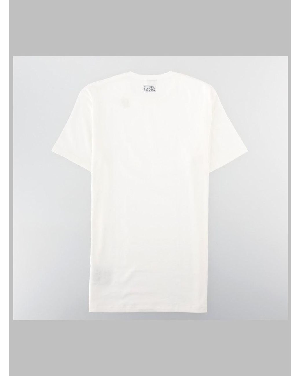 MM6 by Maison Margiela White T Shirt