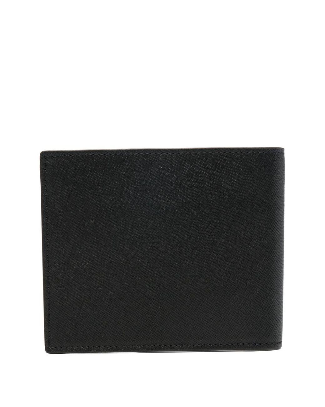 Paul Smith Black Leather Bifold Wallet for men