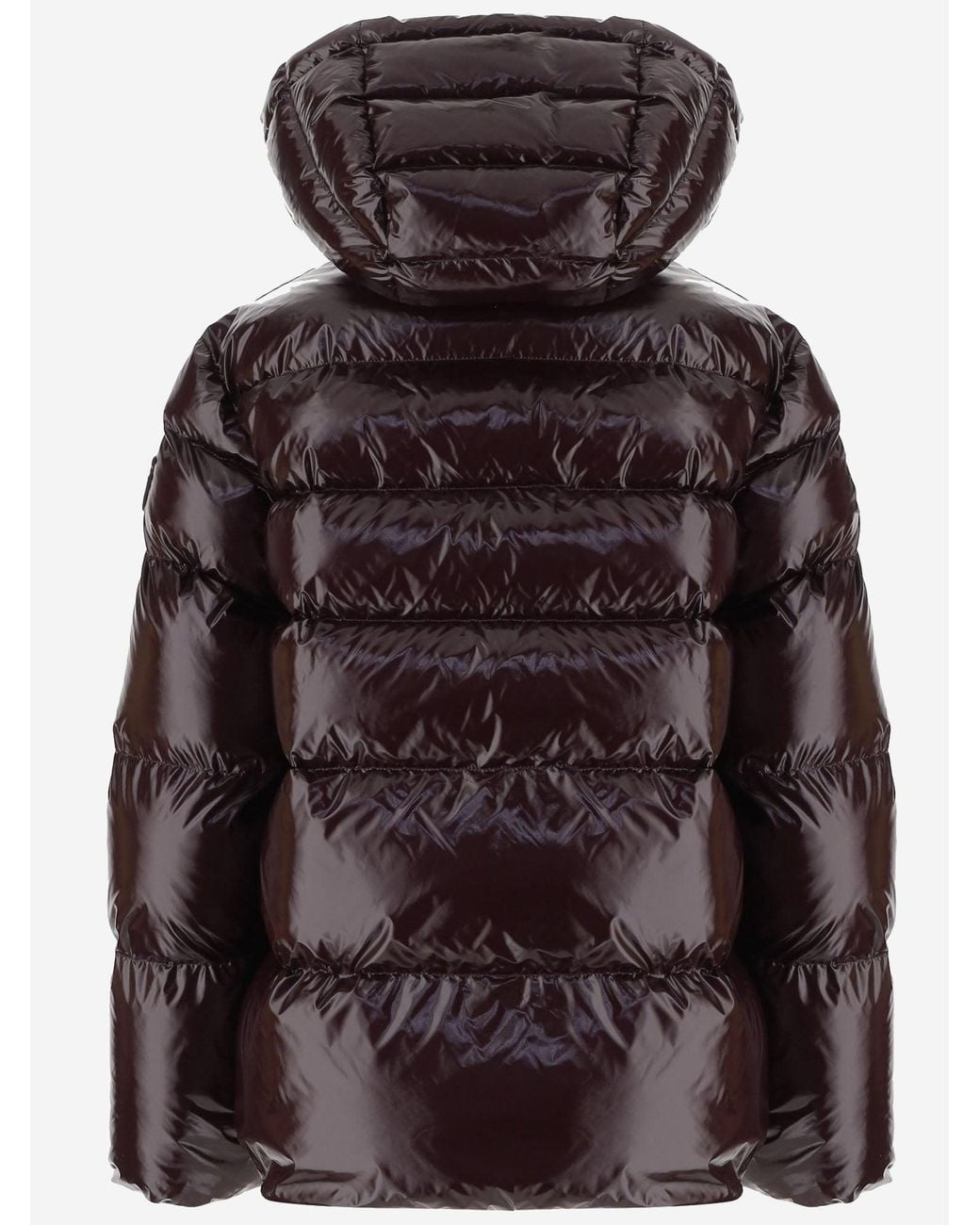 Pinko Brown Nylon Padded Down Jacket