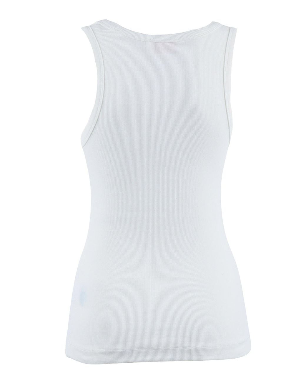 DIESEL White Jersey Tops