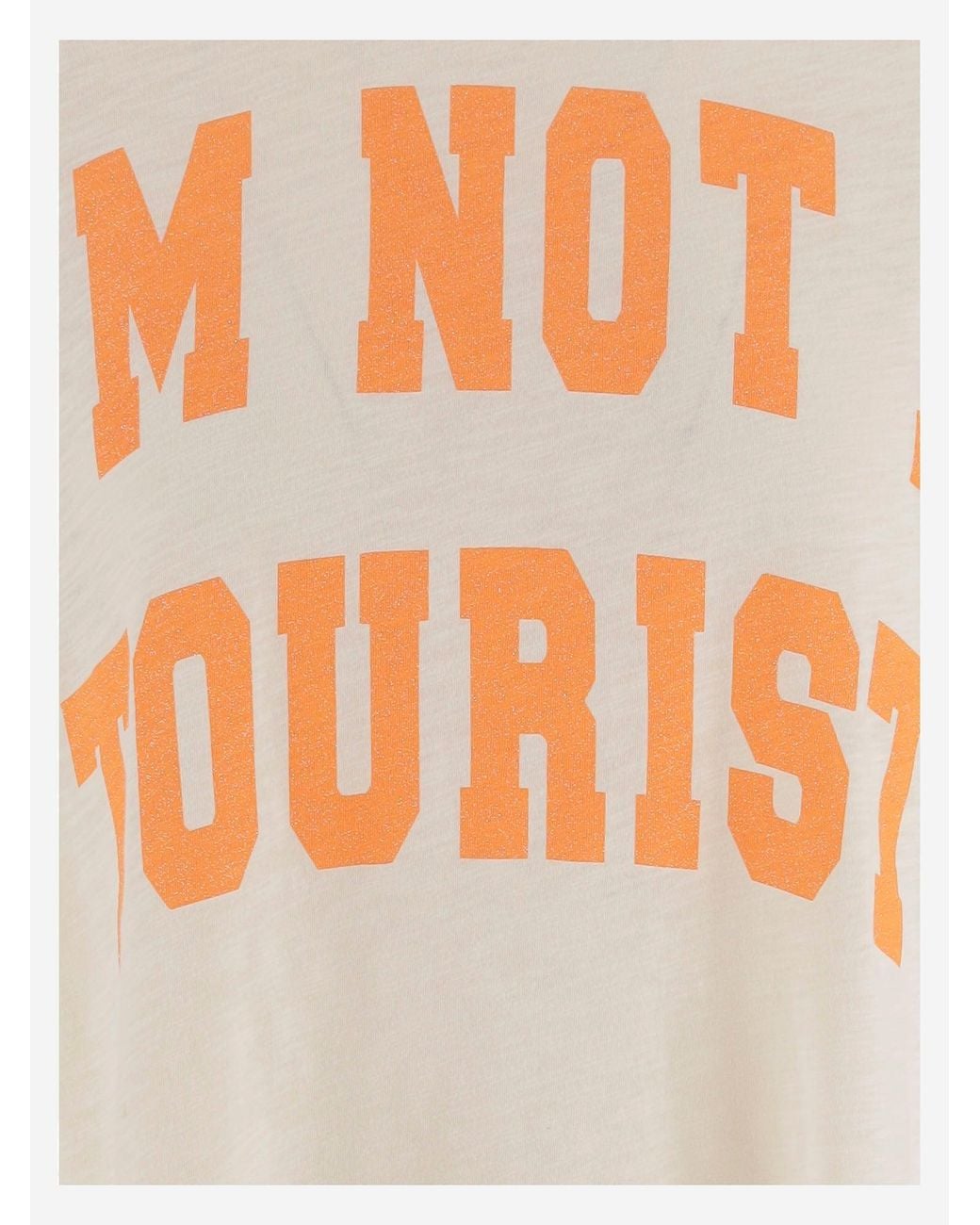 ONE TEE White Cotton T Shirt With Logo Print
