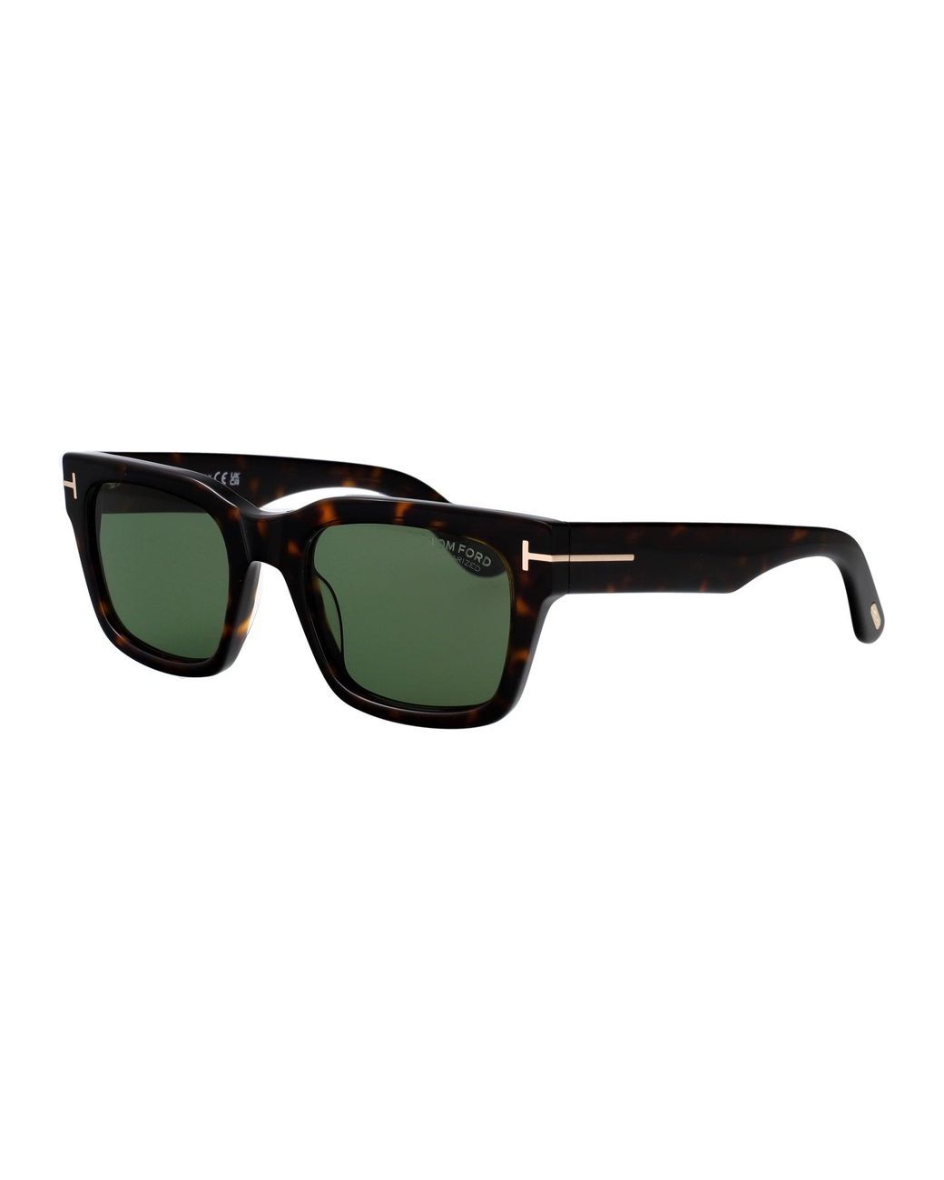 Tom Ford Green Squared Sunglasses Ft1333 52 R for men