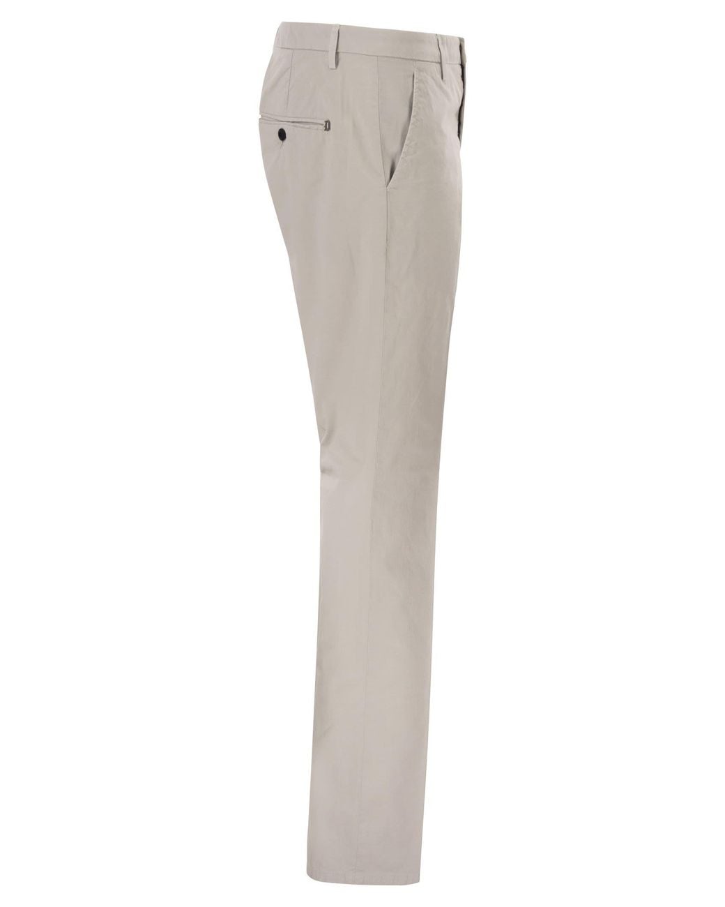 Dondup Gray Spiritissimo Stretch Gabardine Chino for men