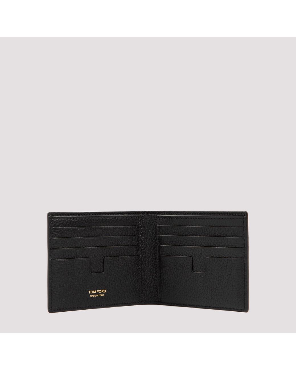 Tom Ford Black T-Line Bifold Wallet
