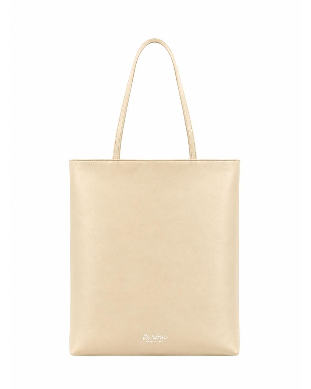 LA ROSE Natural Leather Tote Bag