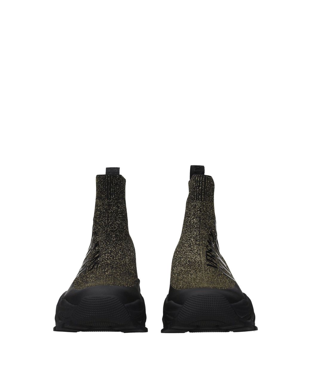 Versace Jeans Black Sneakers Couture Donna Tessuto Nero/Oro