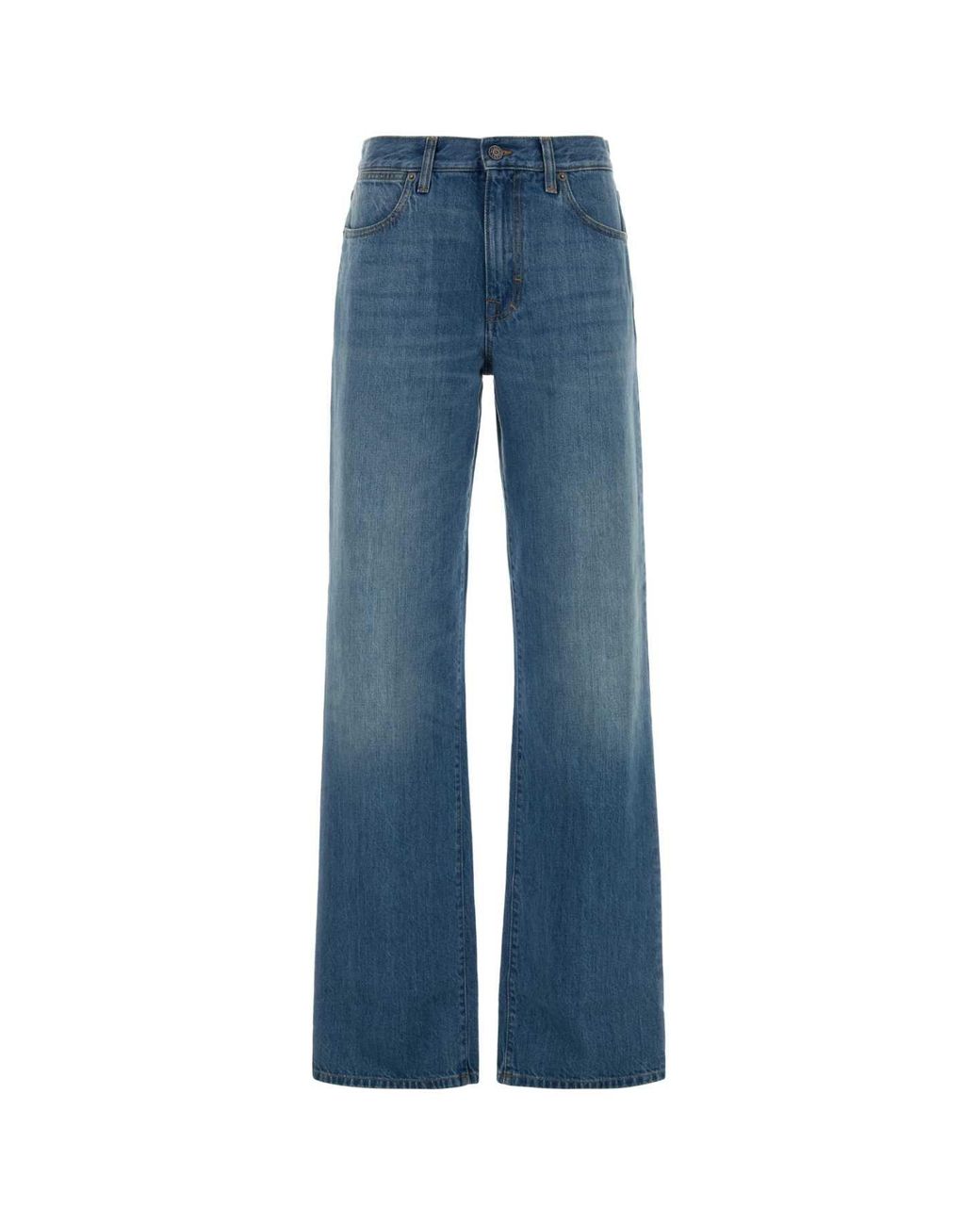 Gucci Blue Flared Denim Pants