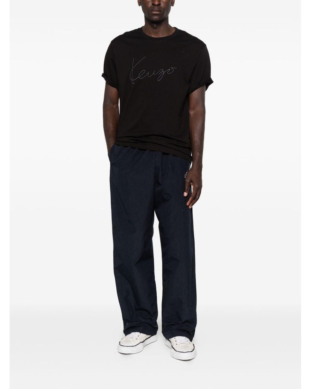 KENZO Black Gots Cotton T Shirt