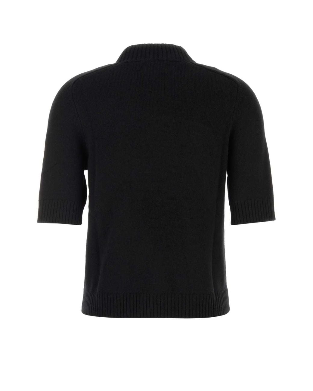 Loulou de Saison Black Cashmere Ruth Sweater
