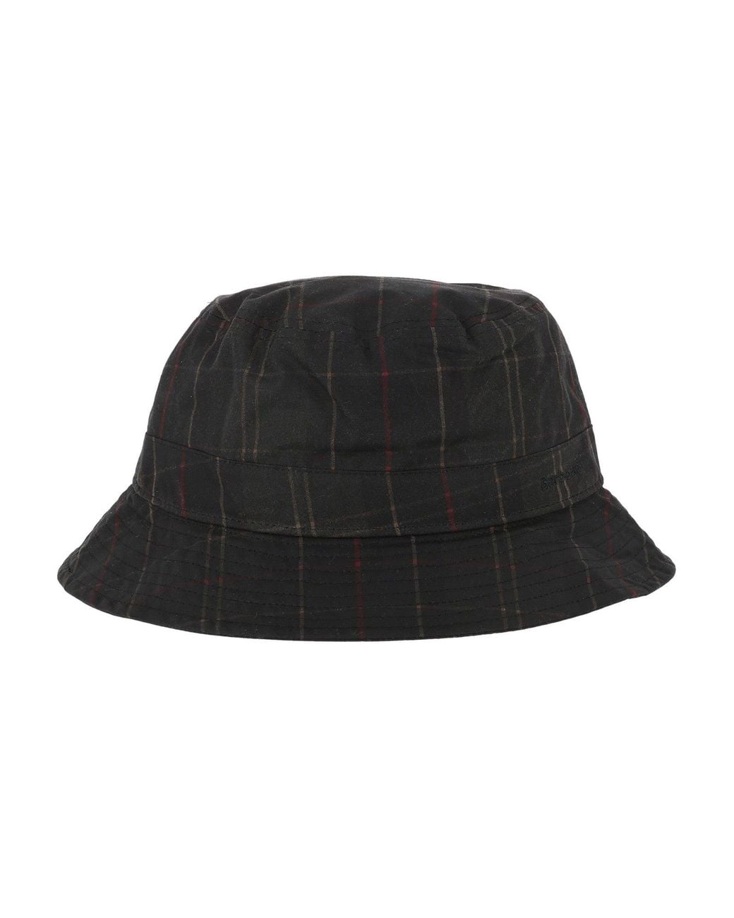 Barbour Black Haydon Tartan Bucket Hat