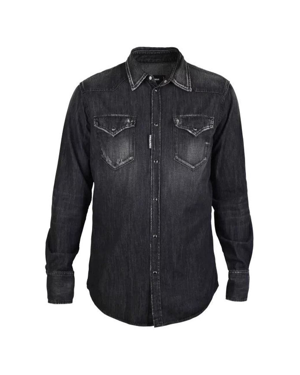 DSquared² Black Denim Shirt