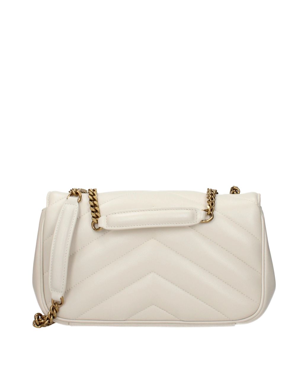 Saint Laurent Natural Shoulder Bags Loulou Leather/Butter