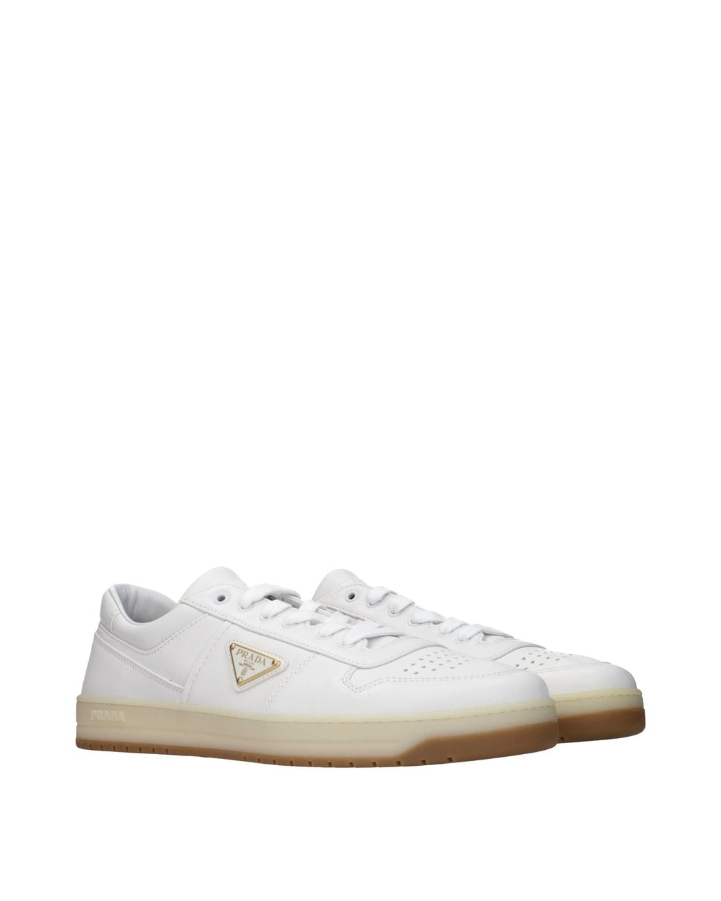 Prada White Sneakers Leather for men