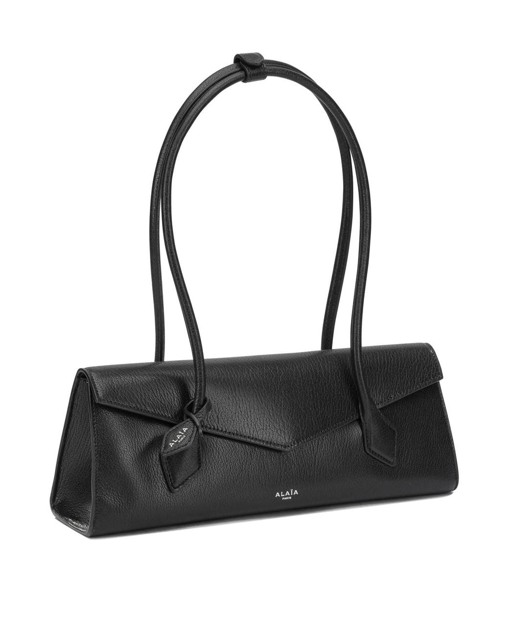 Alaïa Black "Le Teckel Flap" Medium Shoulder Bag
