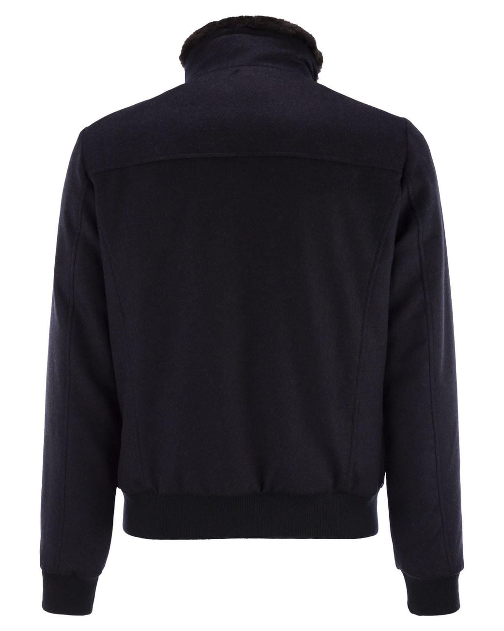 Moorer Blue Bellati Ls9 Padded Bomber Jacket for men