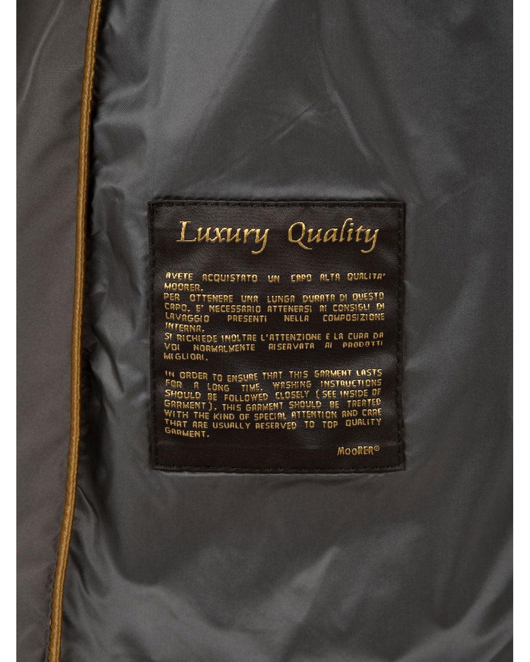 Moorer Brown Jackets