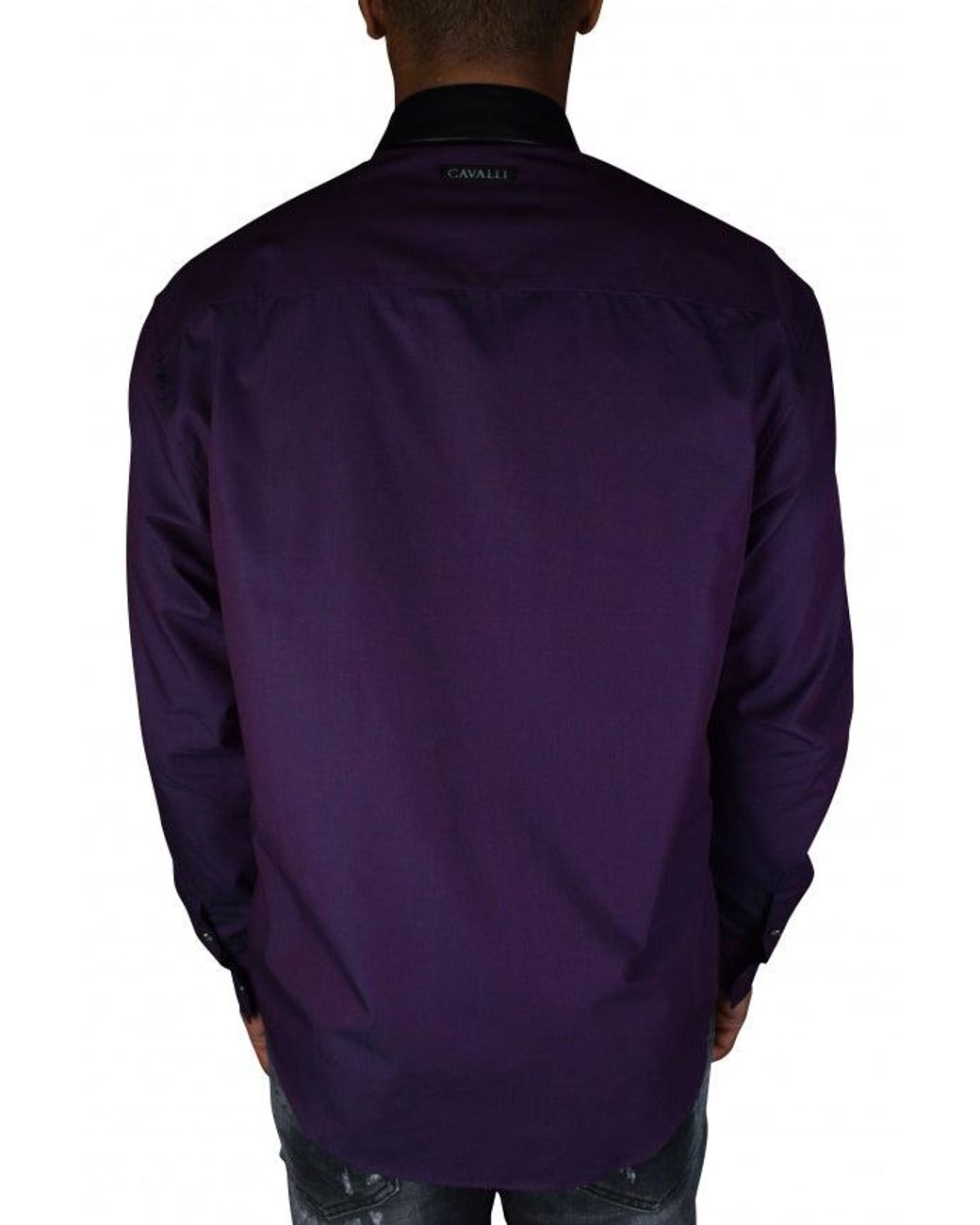 Roberto Cavalli Blue Shirt for men