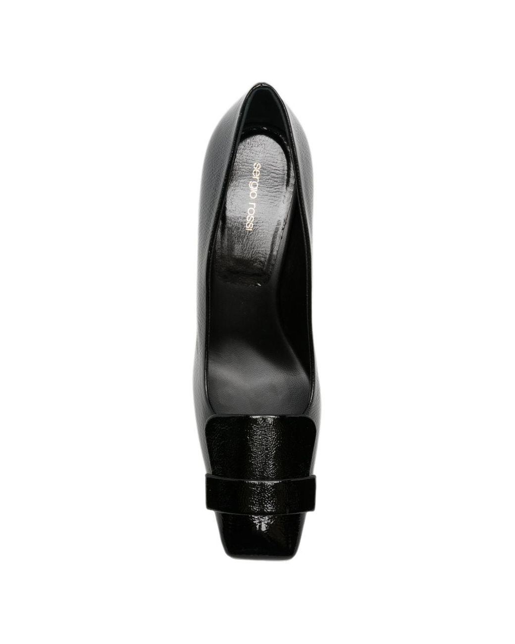 Sergio Rossi Black Leather Pumps