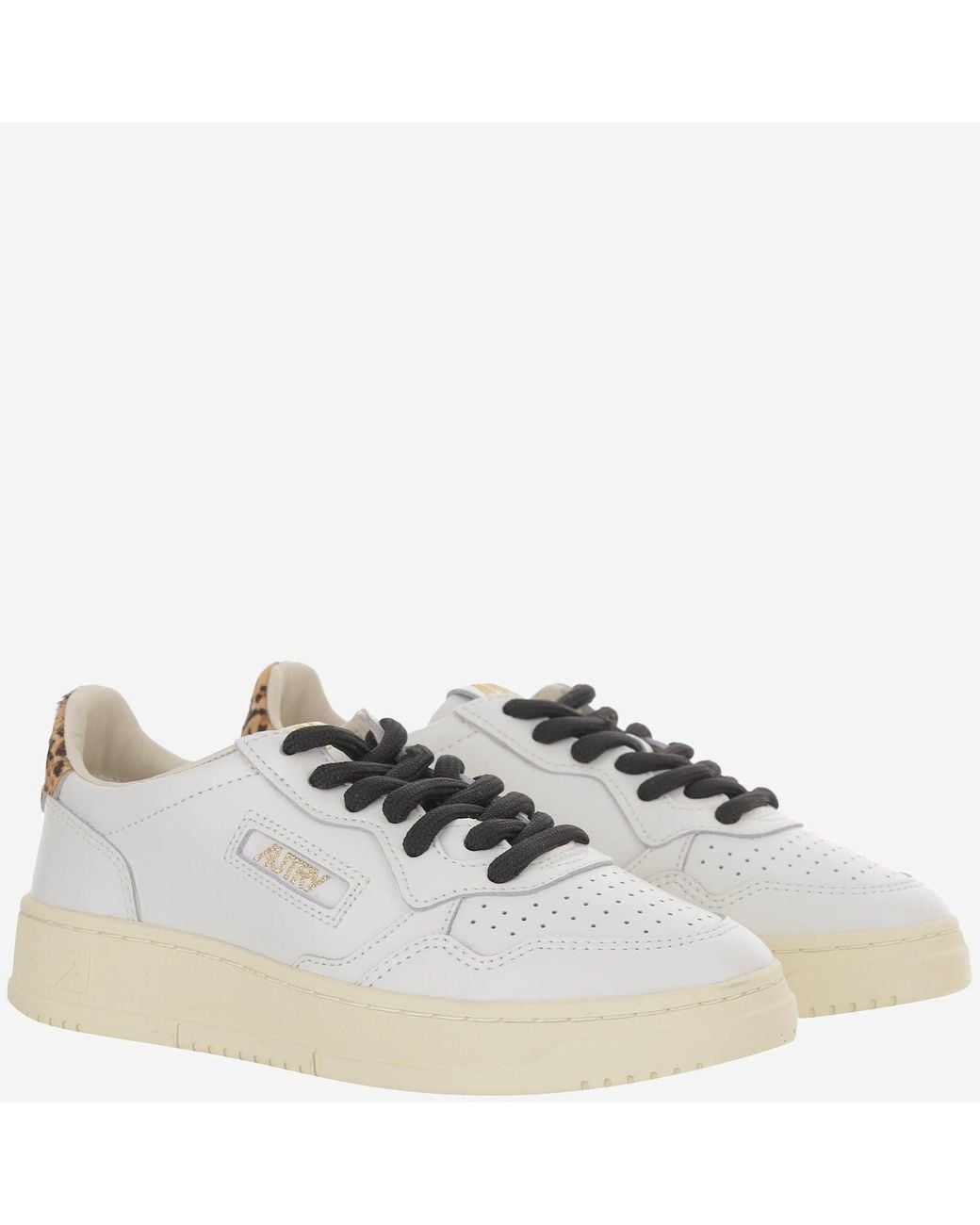 Autry White Sneakers Medalist Low Leather Leather/Rubber Trainers